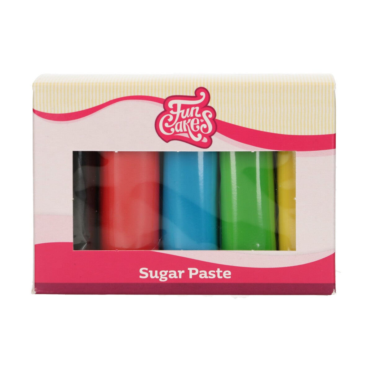 FunCakes Pâte à Sucre Multipack Couleurs Essentielles 5x100 g