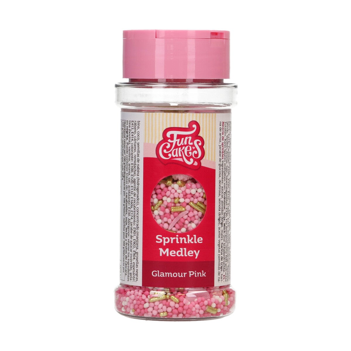 FunCakes Sprinkle Medley Glamour Pink 65 g