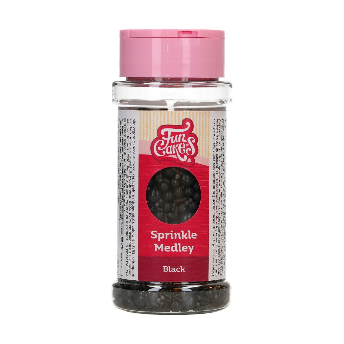 FunCakes Medley Paillettes - Black - 65g
