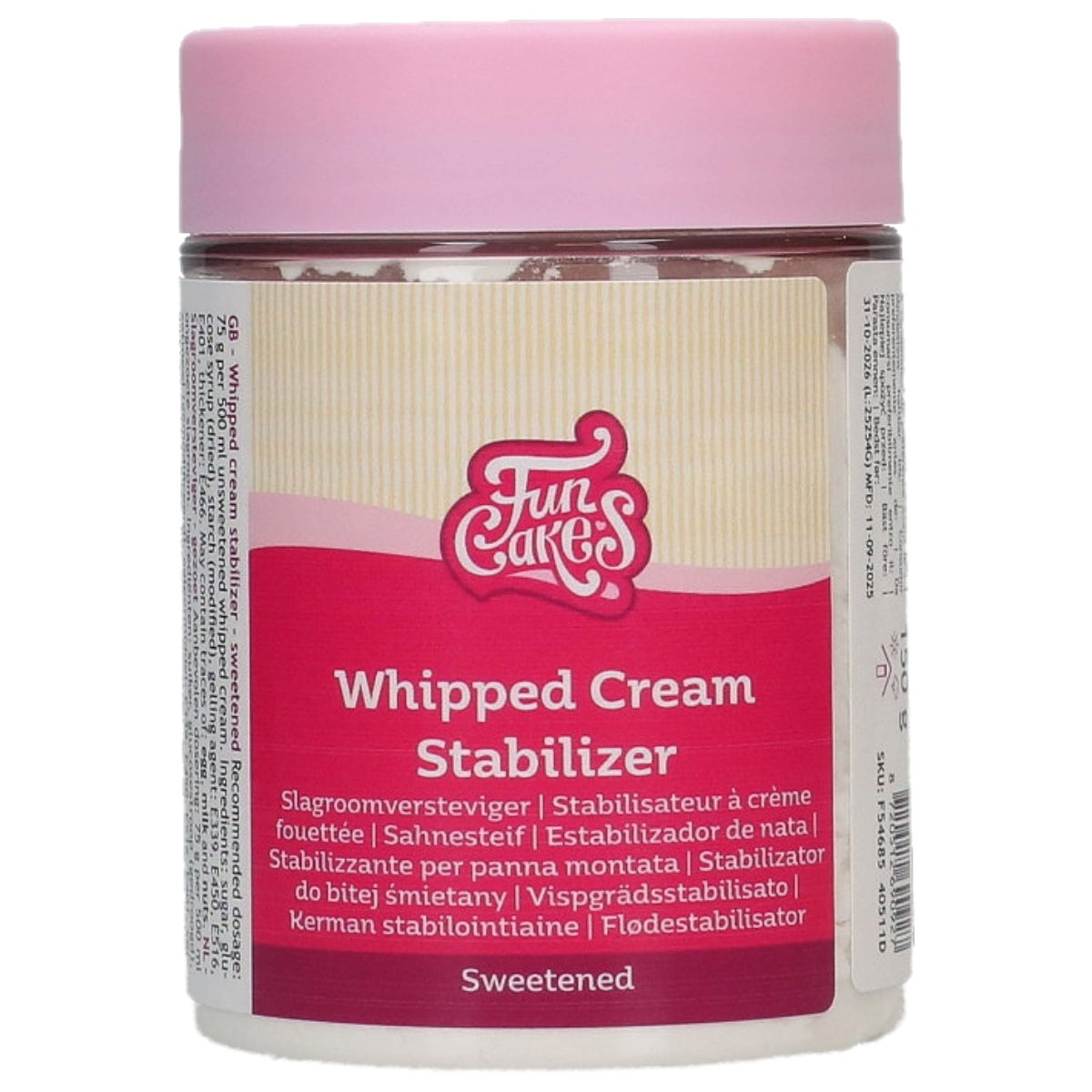 FunCakes Stabilisateur à Crème Fouettée 150 g