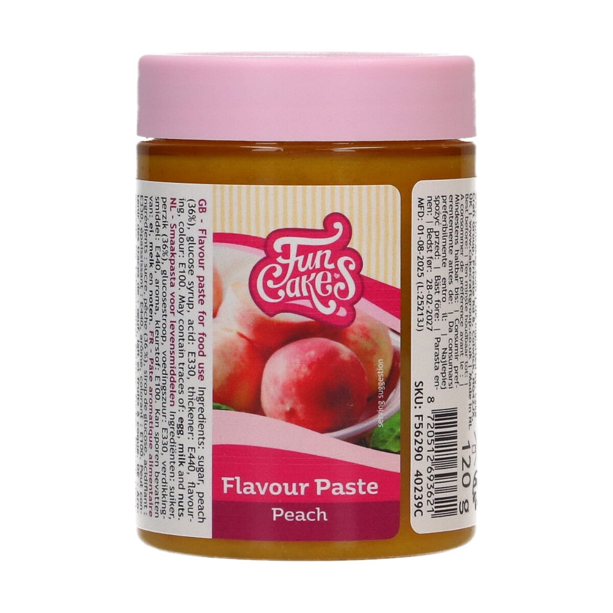 FunCakes Pâte Aromatisante Pêche 120 g