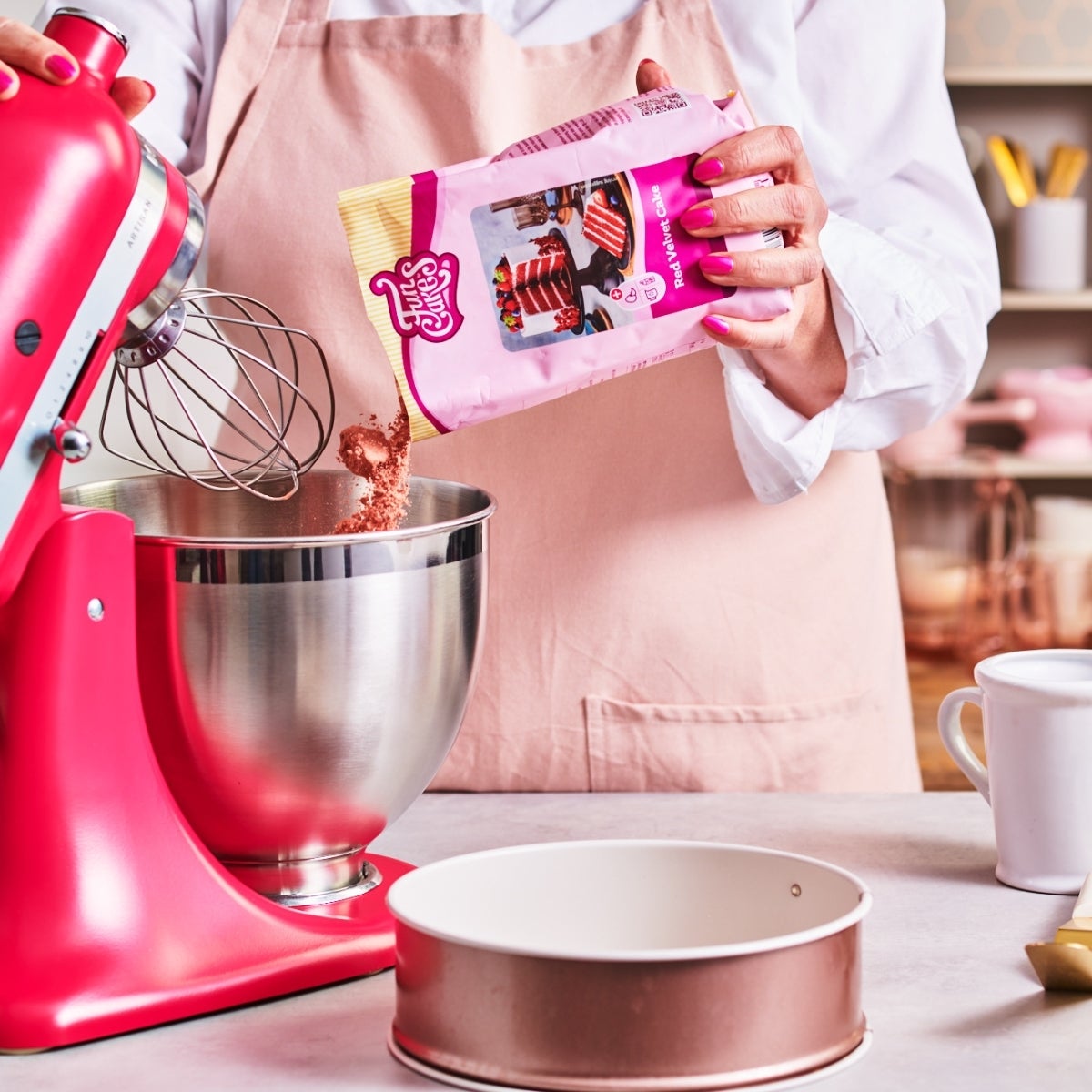 FunCakes Mélange pour gâteau Red Velvet 500 g