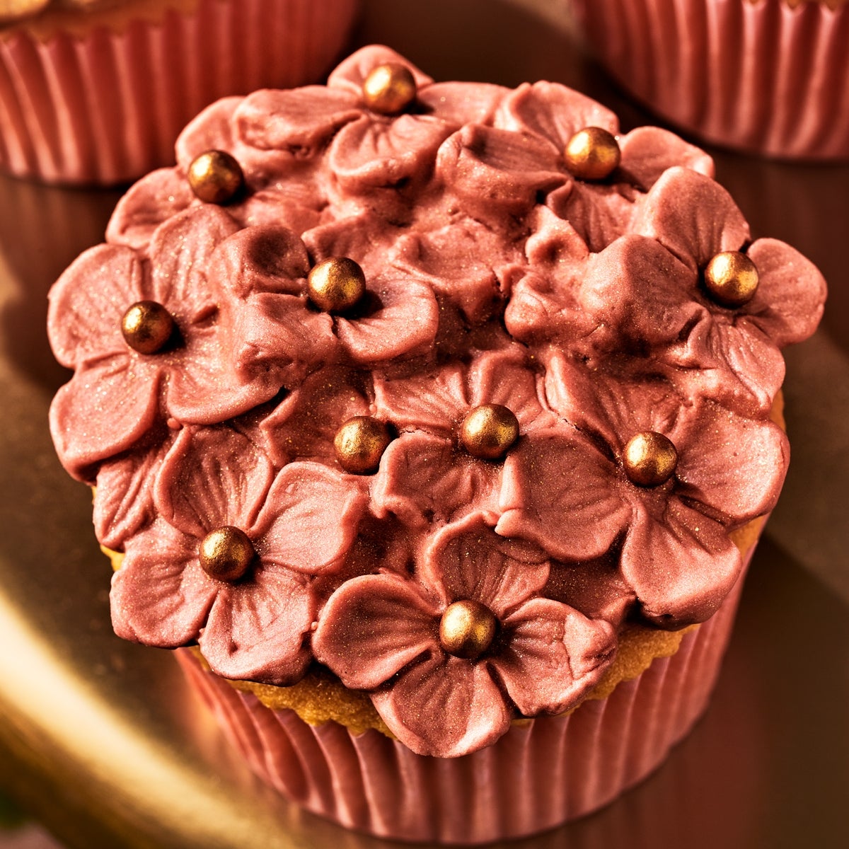 FunCakes Pâte à Sucre Shimmering Rose 250g