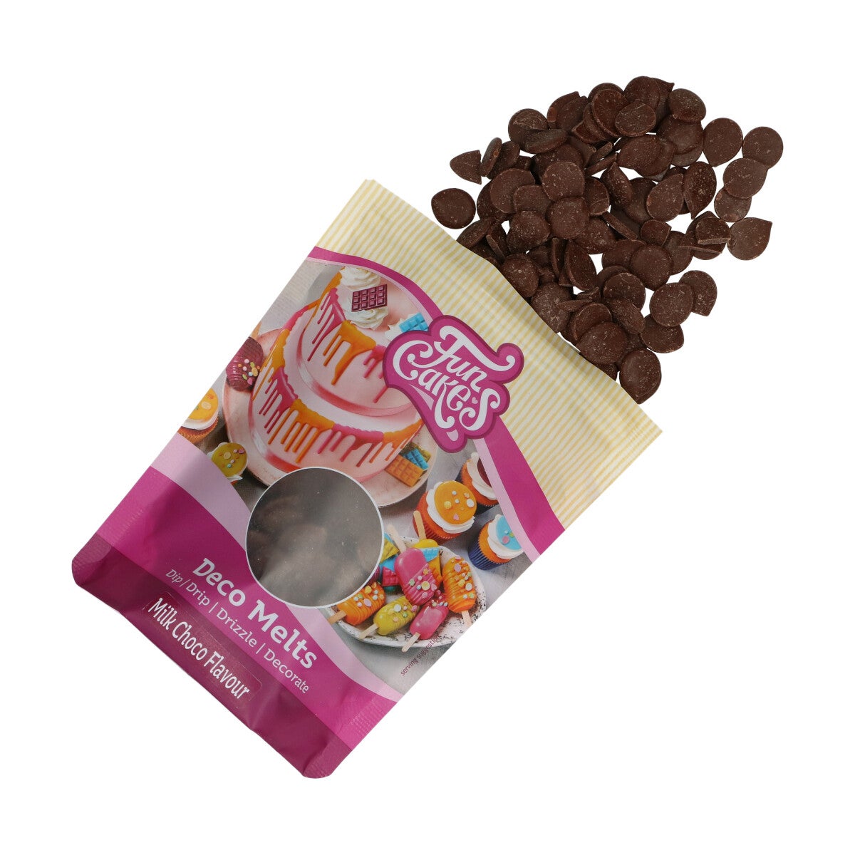 FunCakes Deco Melts - Saveur Choco au Lait - 250g