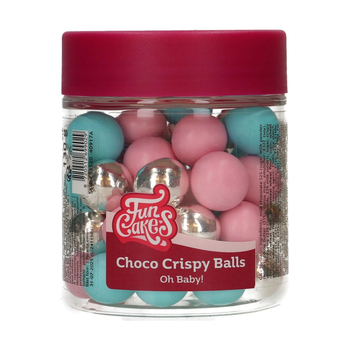 FunCakes Boules Choco Croustillantes - OH BABY!