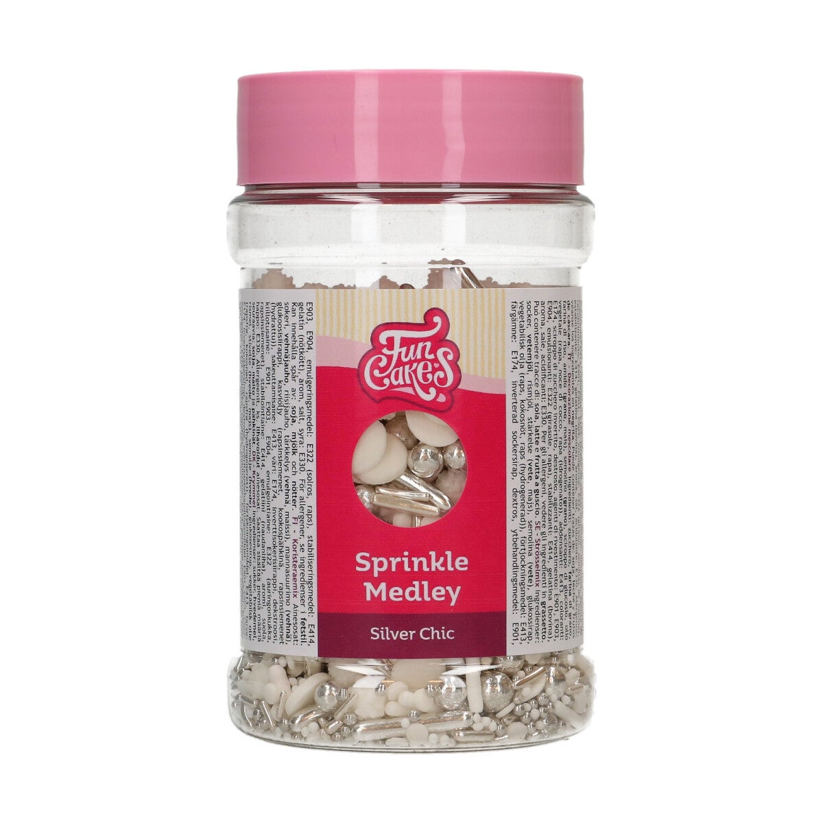 FunCakes Sprinkle Medley - Silver Chic 180g
