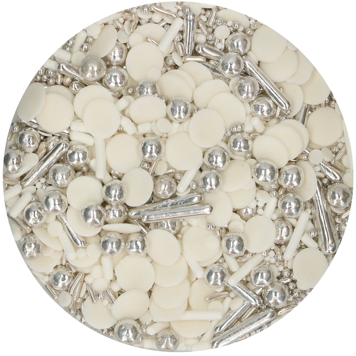 FunCakes Sprinkle Medley - Silver Chic 180g