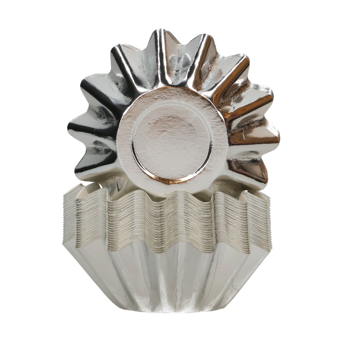 FunCakes Caissettes à Cupcake Bloom - Argent Métallique pk/48