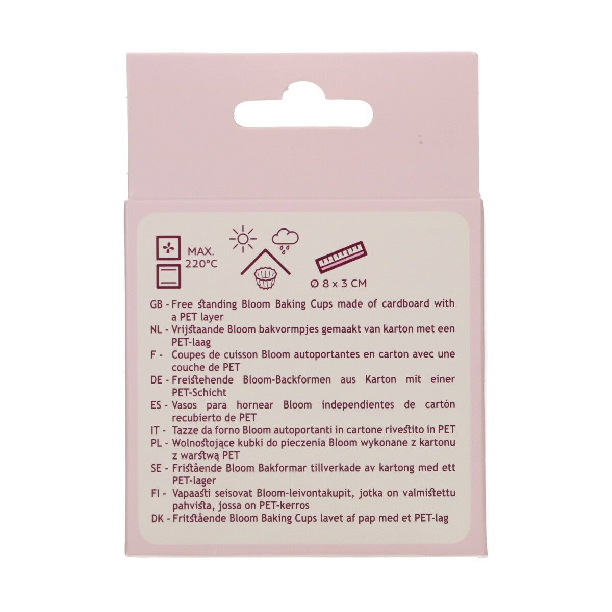 FunCakes Caissettes à Cupcake Bloom - Argent Métallique pk/48