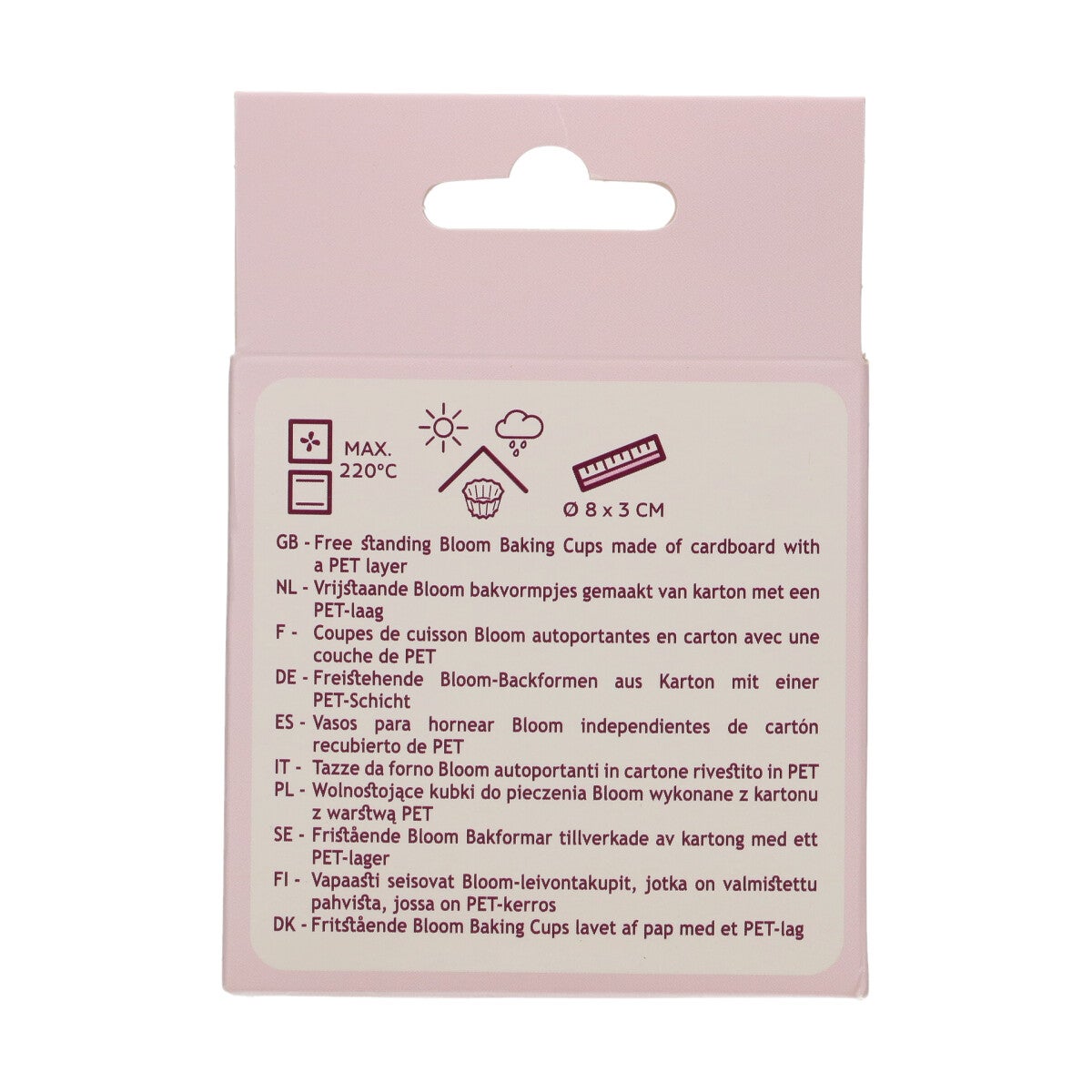 FunCakes Caissettes à Cupcake Bloom - Violet Pastel pk/48