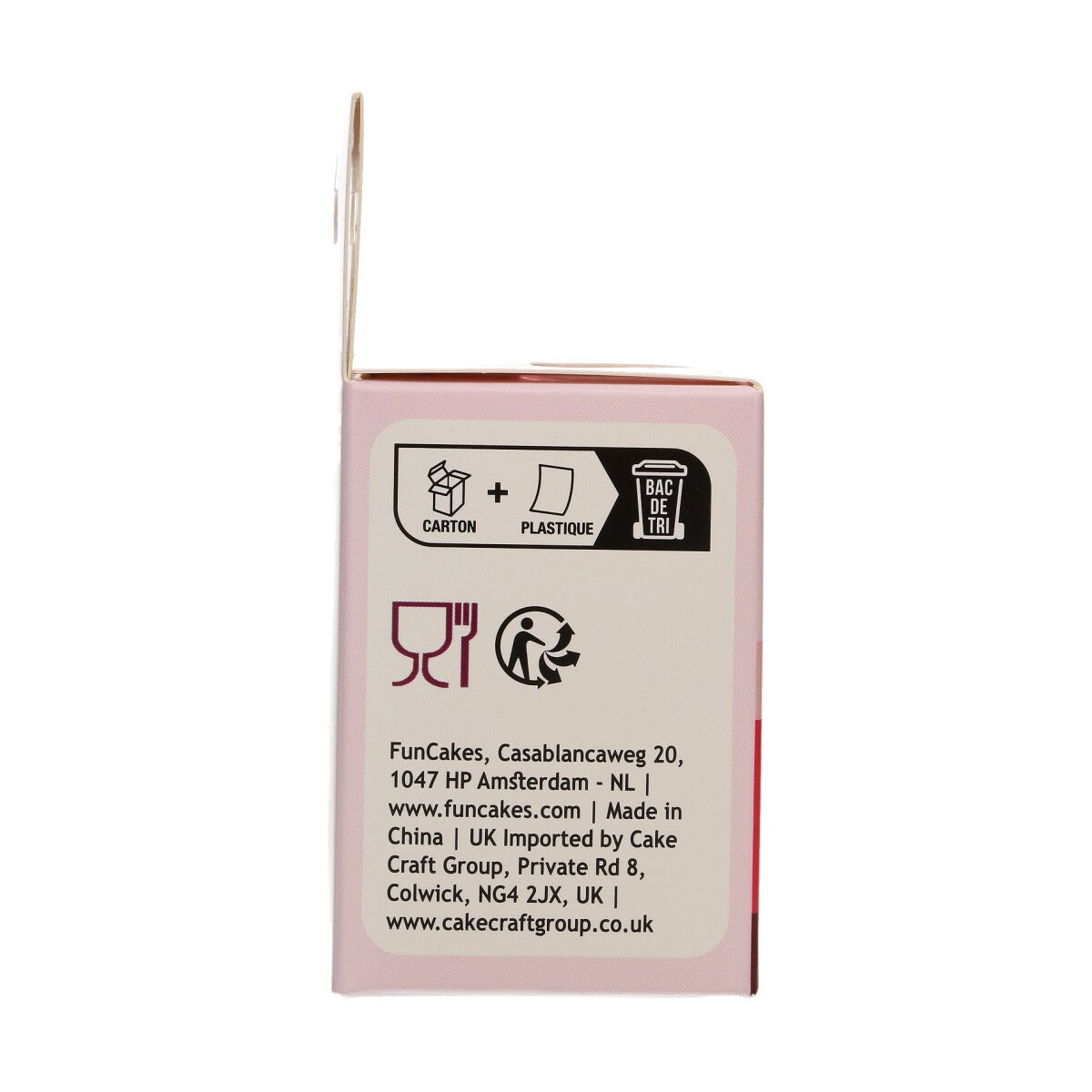 FunCakes Caissettes à Cupcake Feuille - Or Rose Métallique pk/48