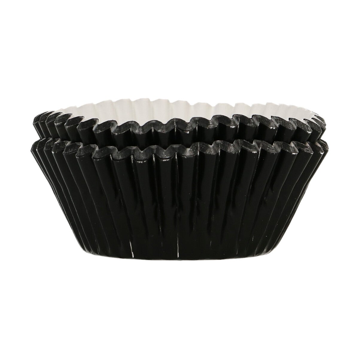 FunCakes Caissettes à Cupcake Feuille - Noir Métallique pk/48