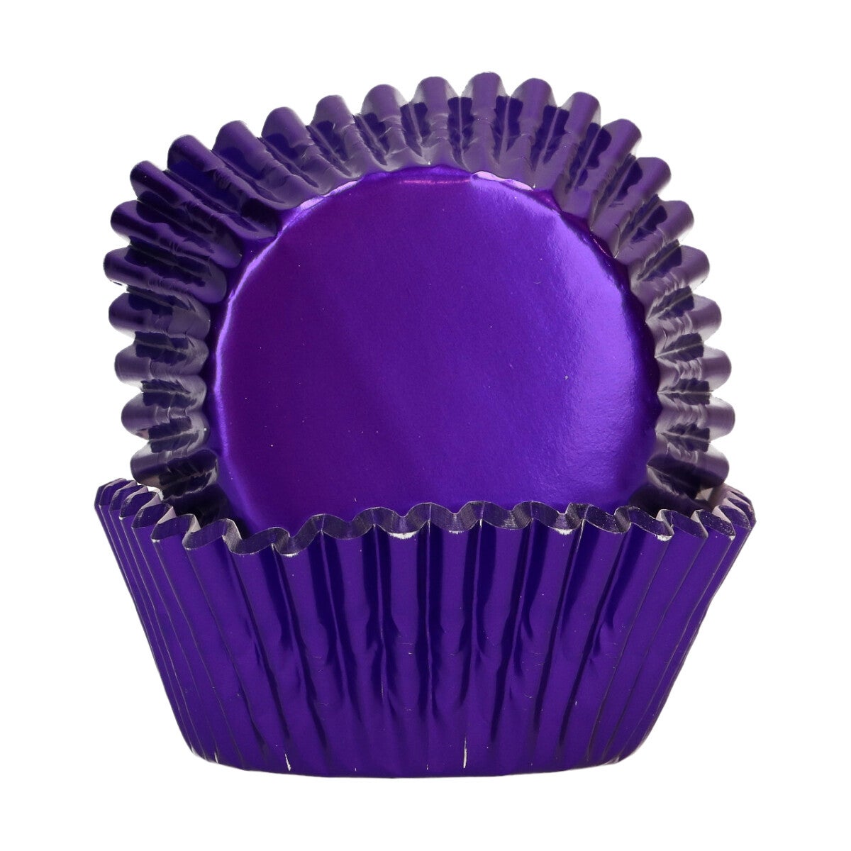 FunCakes Caissettes à Cupcake Feuille - Violet Métallique pk/48