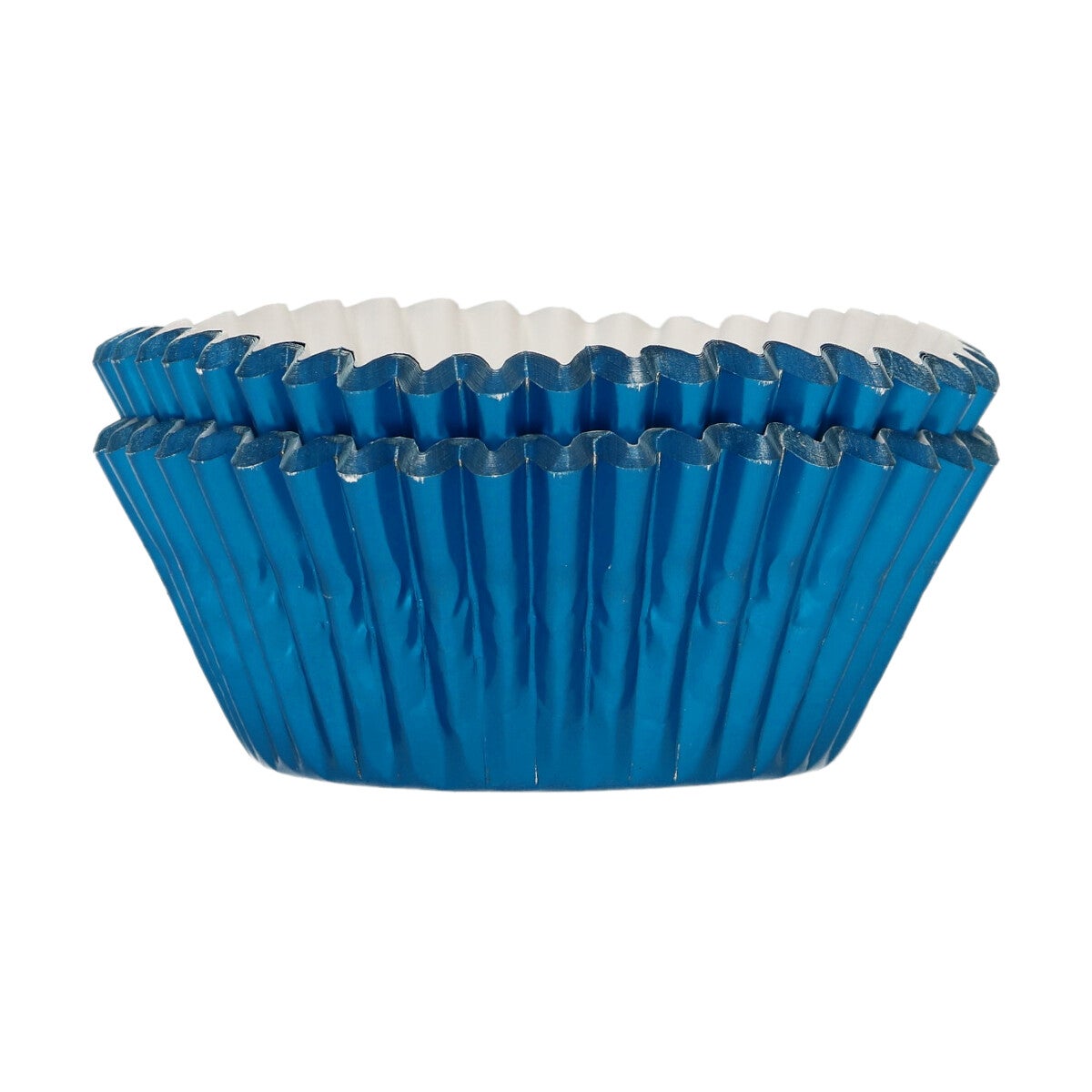 FunCakes Caissettes à Cupcake Feuille - Bleu Métallique pk/48