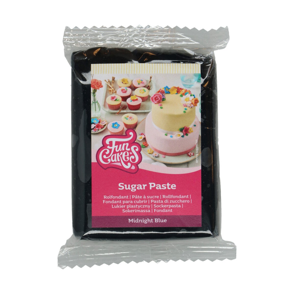 FunCakes Pâte à Sucre Midnight Blue 250 g