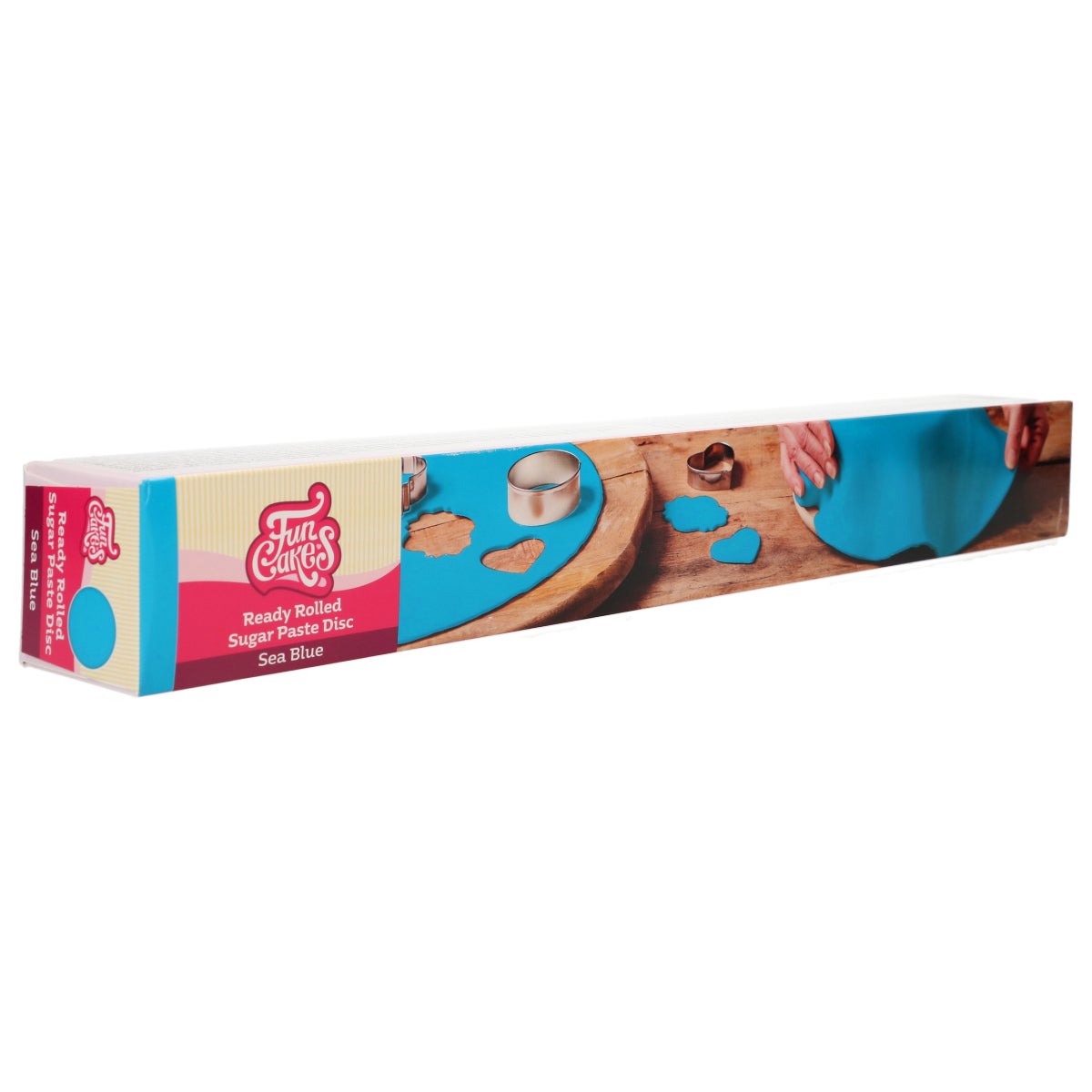 FunCakes Ready Rolled Disc Pâte à Sucre Sea Blue