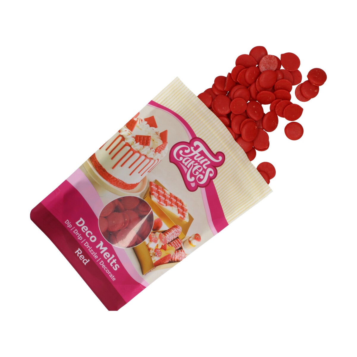 FunCakes Deco Melts -Rouge- 250g