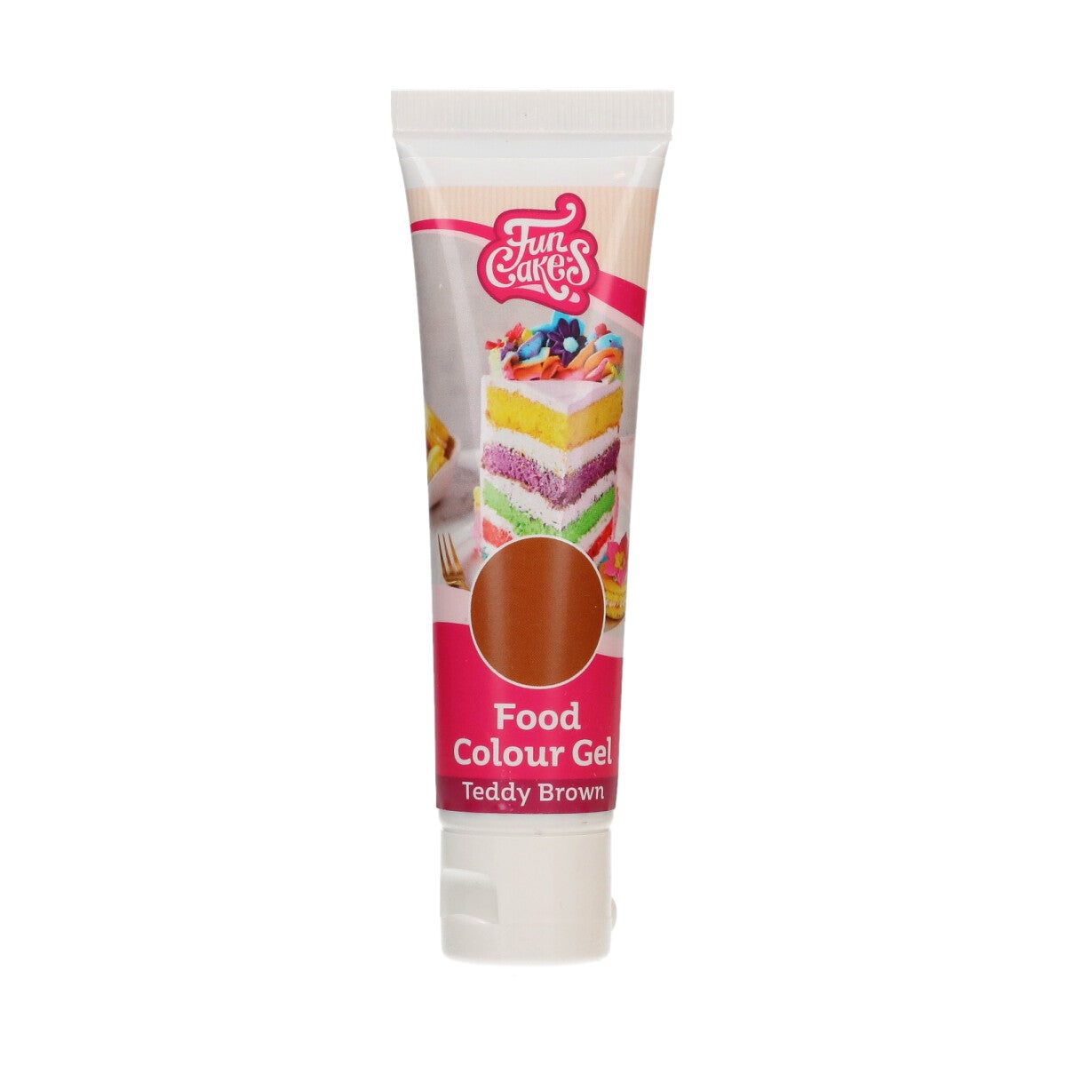 FunCakes Gel Colorant Alimentaire Teddy Brown 30 g