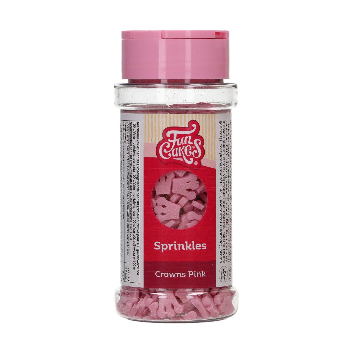 FunCakes Kroontjes Roze 45g