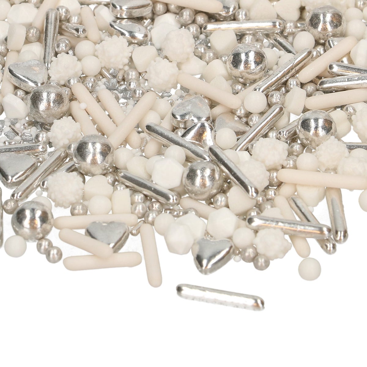 FunCakes 3D Sprinkle Medley - Silver Lining 70g