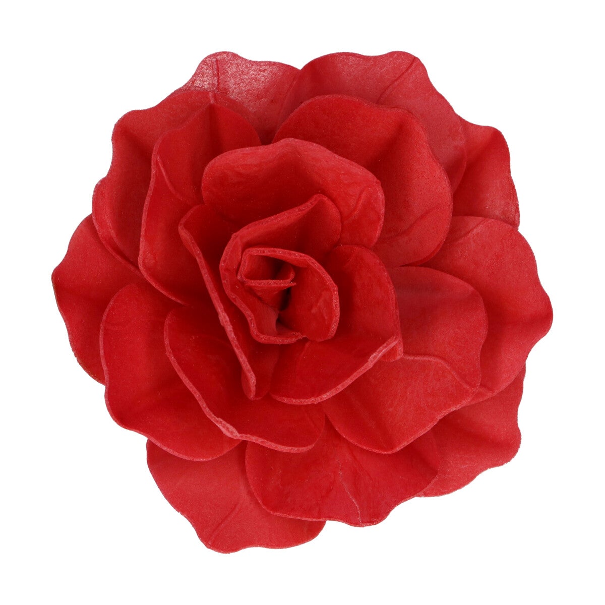 FunCakes Fleurs en Papier Comestibles Deluxe Rose Pastella Rouge Grande pk/1