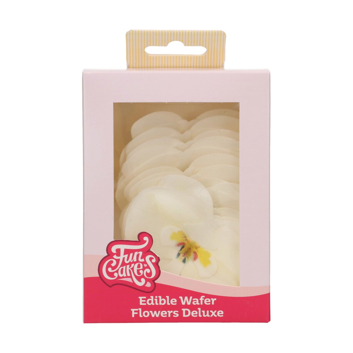 FunCakes Fleurs en Papier Comestibles Deluxe Orchidée Blanche Moyenne pk/10
