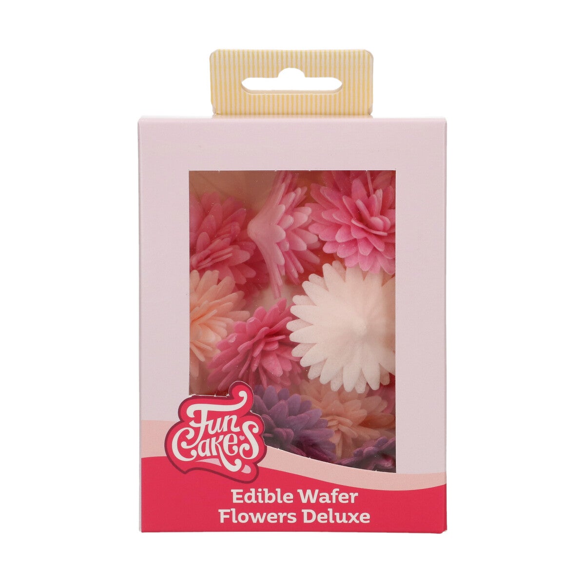 FunCakes Fleurs en Papier Comestibles Deluxe Pompom/Pâquerette Mix Moyenne pk/12