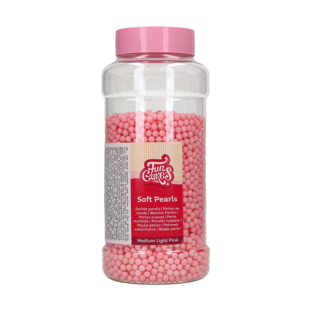 FunCakes Soft Pearls 5mm Light Pink 500 g