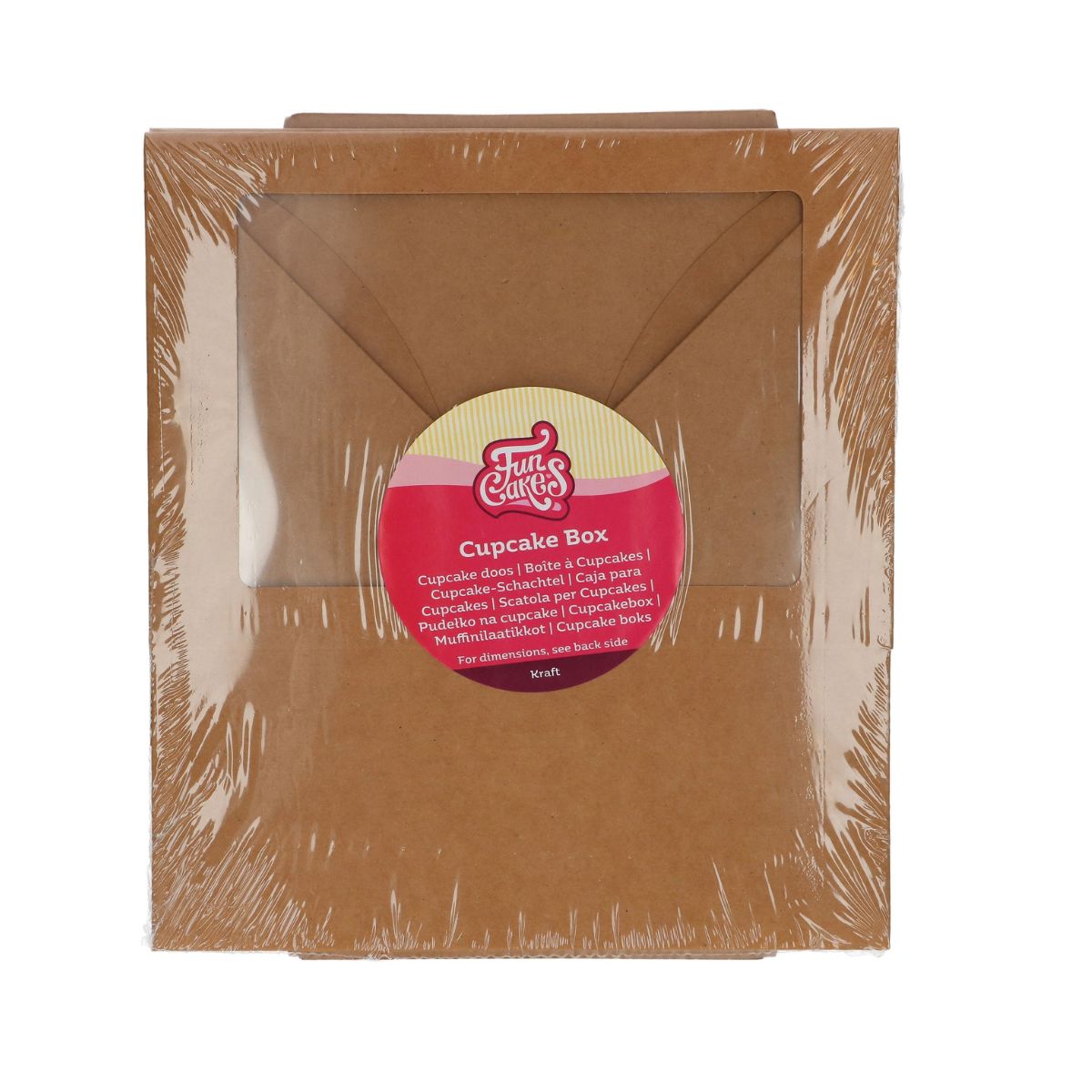 FunCakes Boîte à Cupcakes 6 – Kraft pk/3