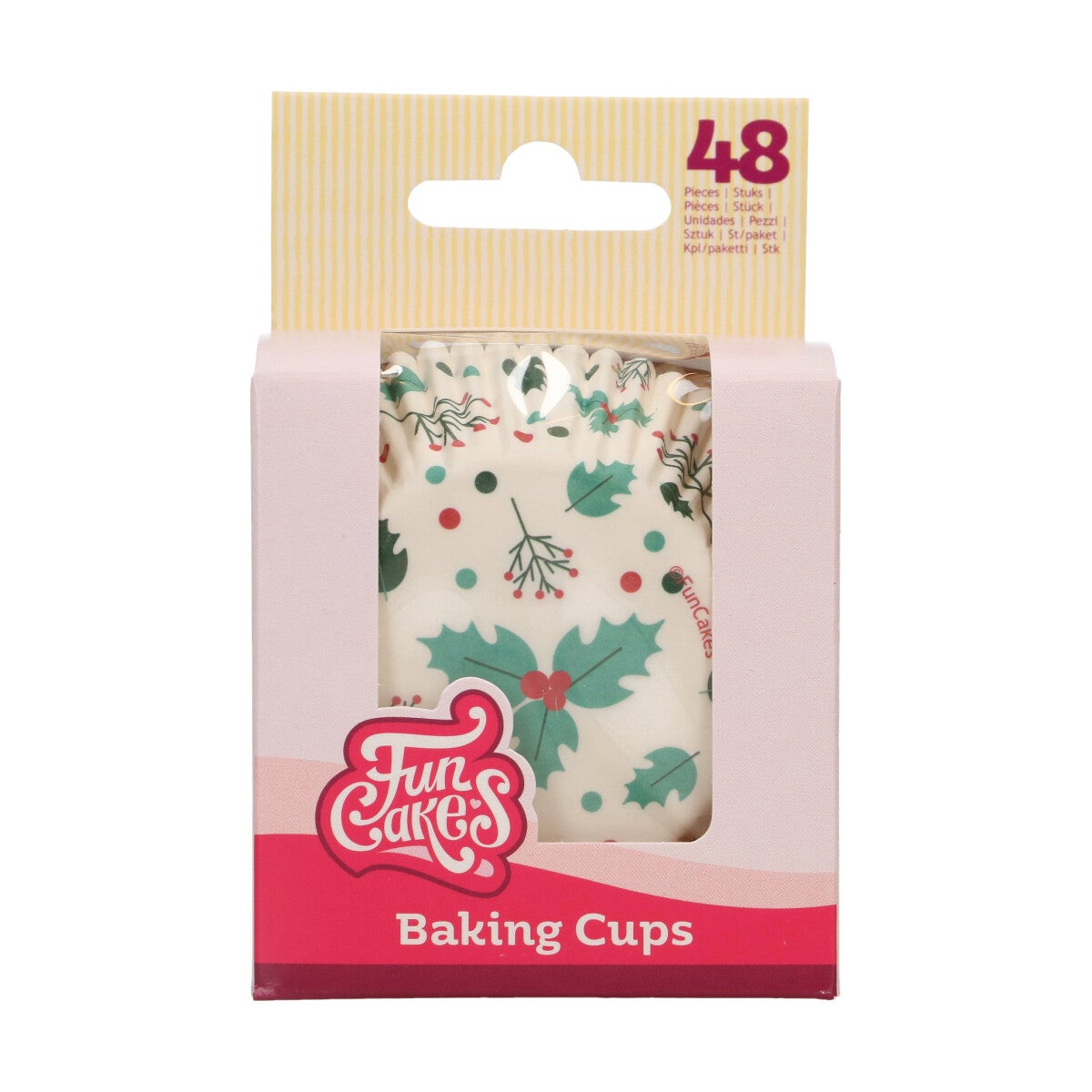 FunCakes Caissettes à Cupcakes Feuille de Houx pcs/48