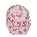 House of Marie Caissettes à Cupcakes Flamant rose pcs/48