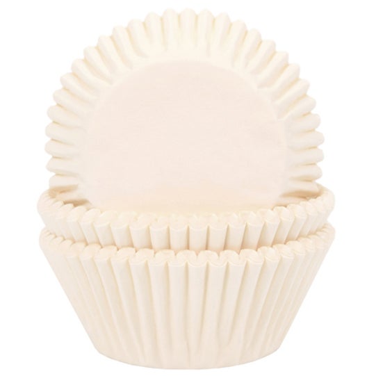 House of Marie Caissettes à Cupcakes - Ivoire pcs/50
