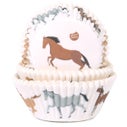 House of Marie Caissettes à Cupcakes - Horses pcs/48
