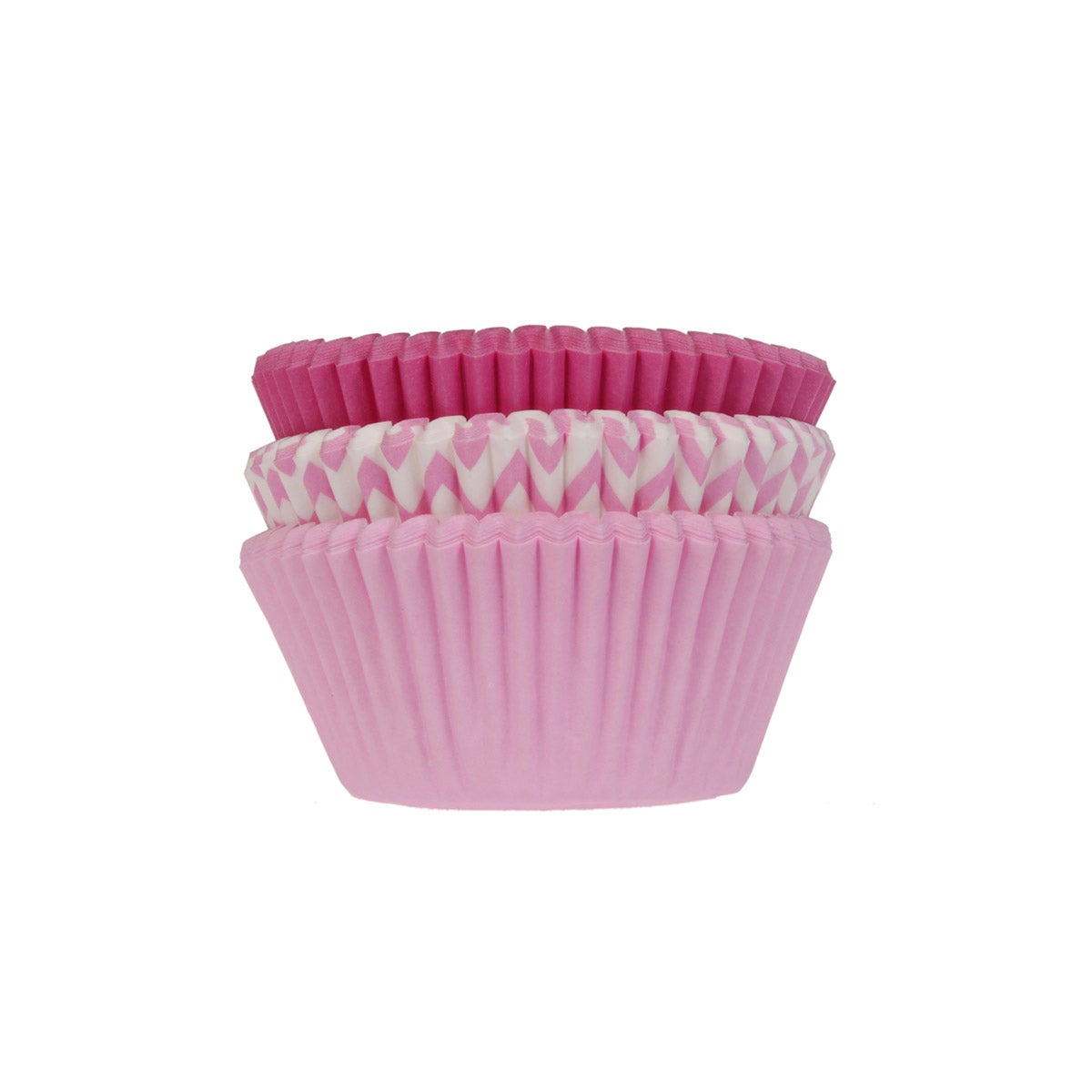 House of Marie Caissettes à Cupcakes Assorti Pink pcs/75