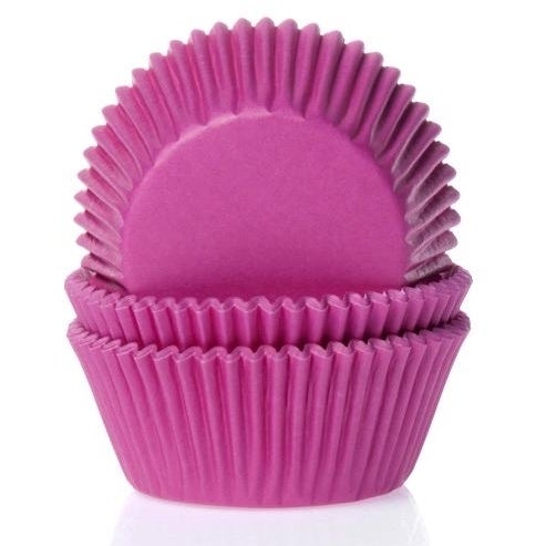 House of Marie Baking cups Pink - pk/50