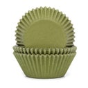 House of Marie Baking Cups Vert Mousse pk/48