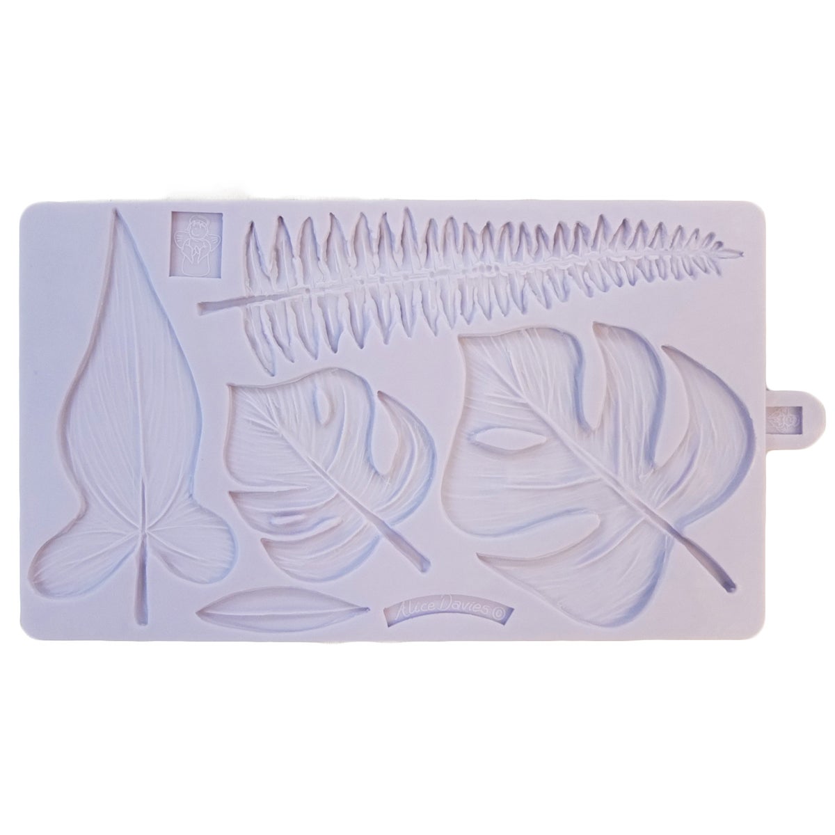 Karen Davies Moule en Silicone - Feuilles tropicales