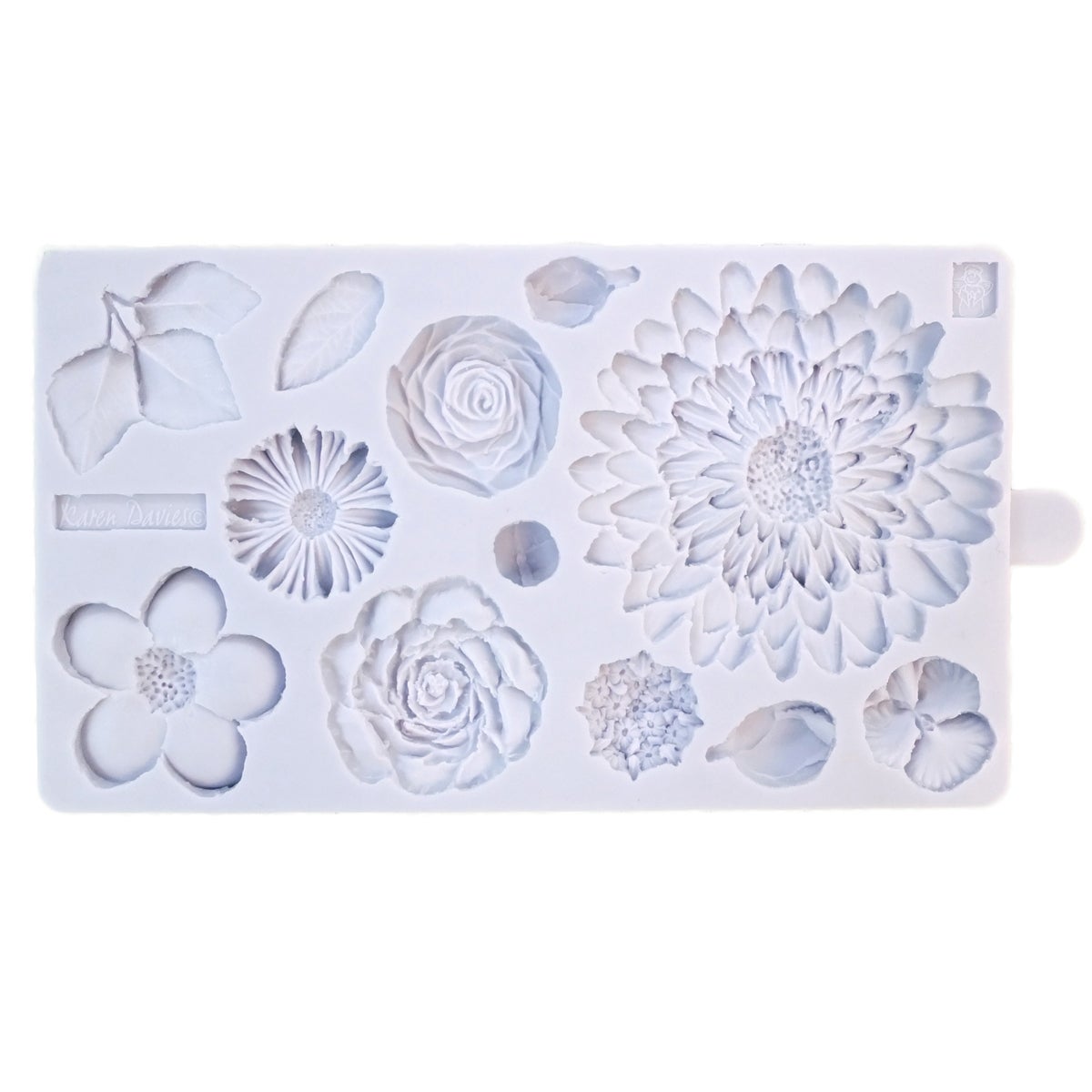 Karen Davies Moule en silicone - Fleurs en Crème au beurre