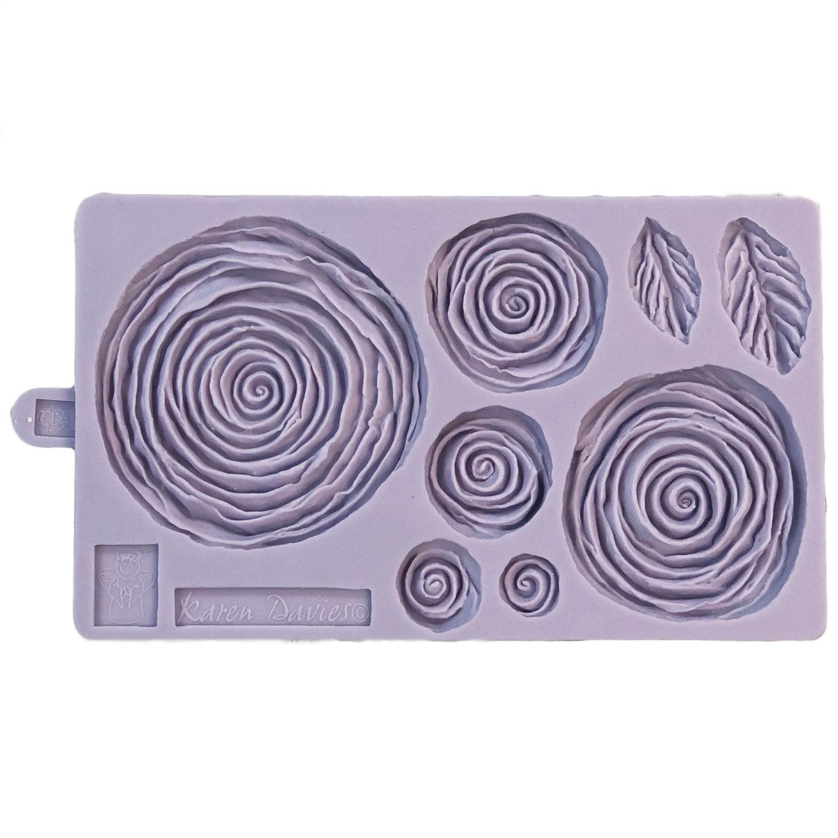 Karen Davies Moule en silicone - Roses écloses