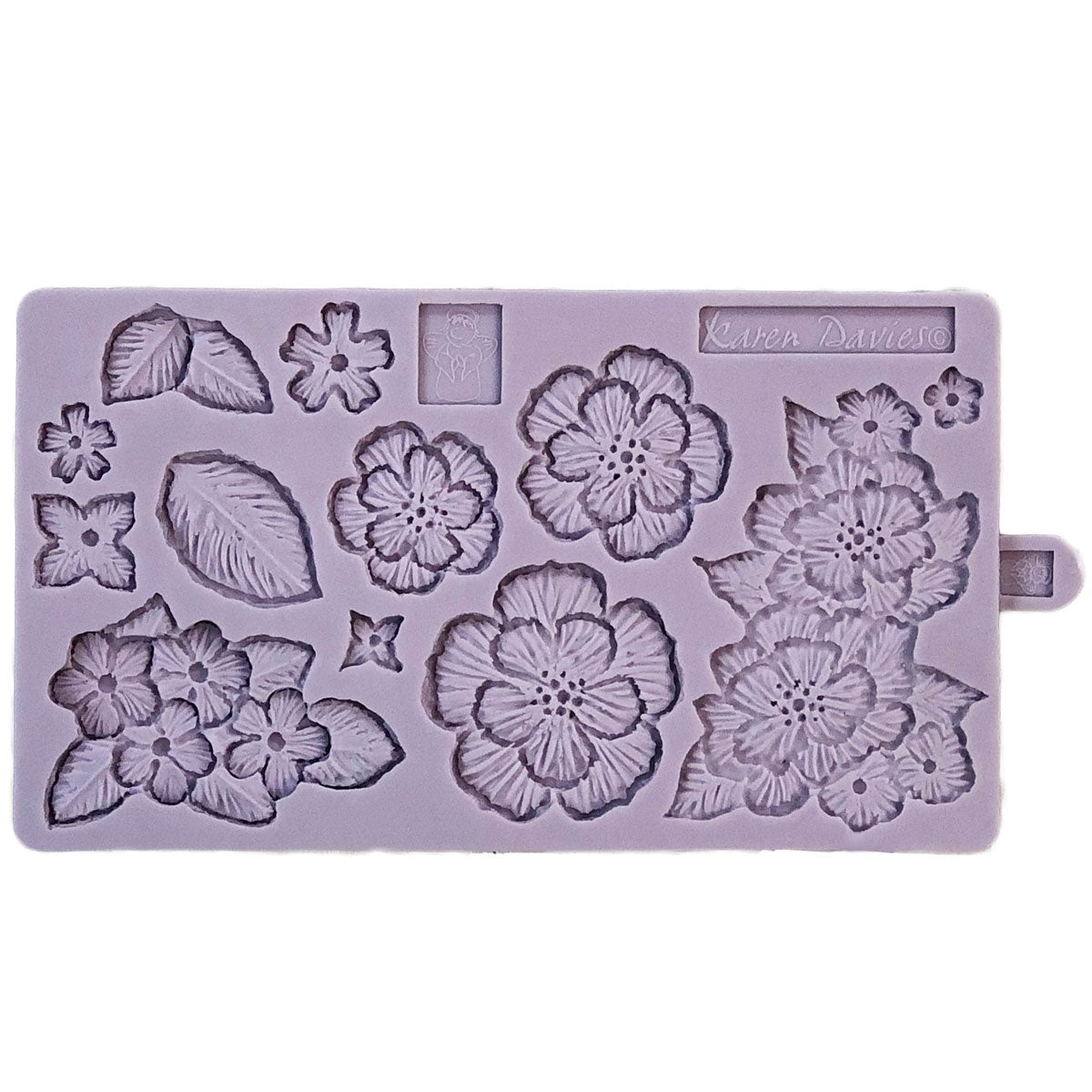 Karen Davies Moule en silicone - Broderies au pinceau