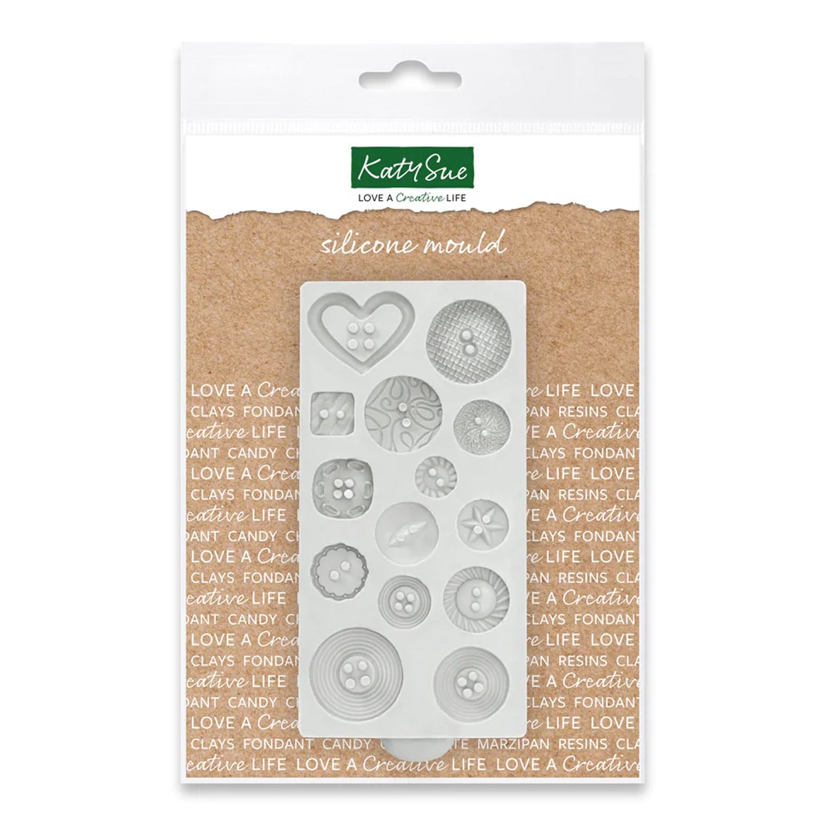 Katy Sue Moule Patterned Buttons (boutons à motifs)