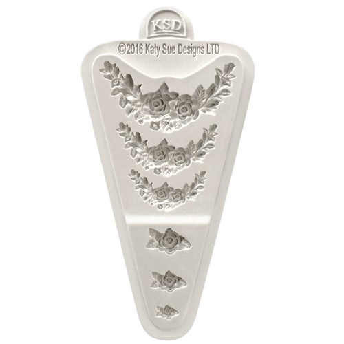 Katy Sue Moule en Silicone Système degâteau Mélange de Roses