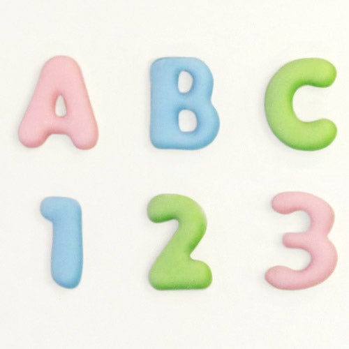 Katy Sue Mould Mini Domed Alphabet & Numbers