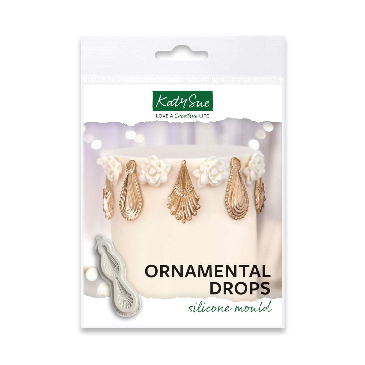Katy Sue Moule en silicone - Gouttes ornementales