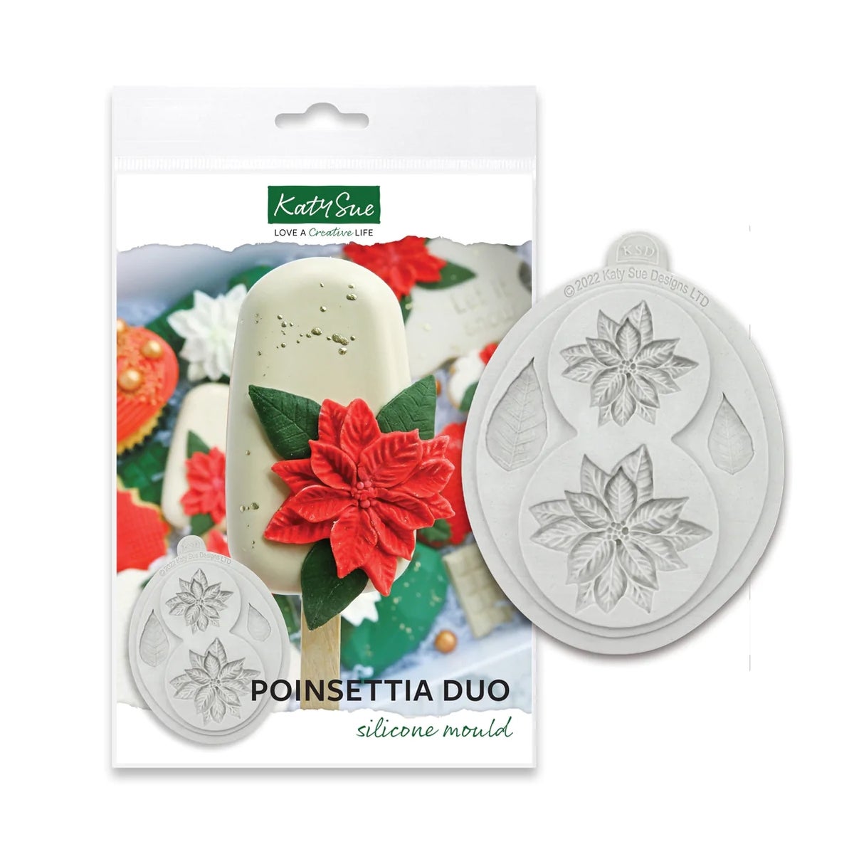 Katy Sue Moule Duo Poinsettia
