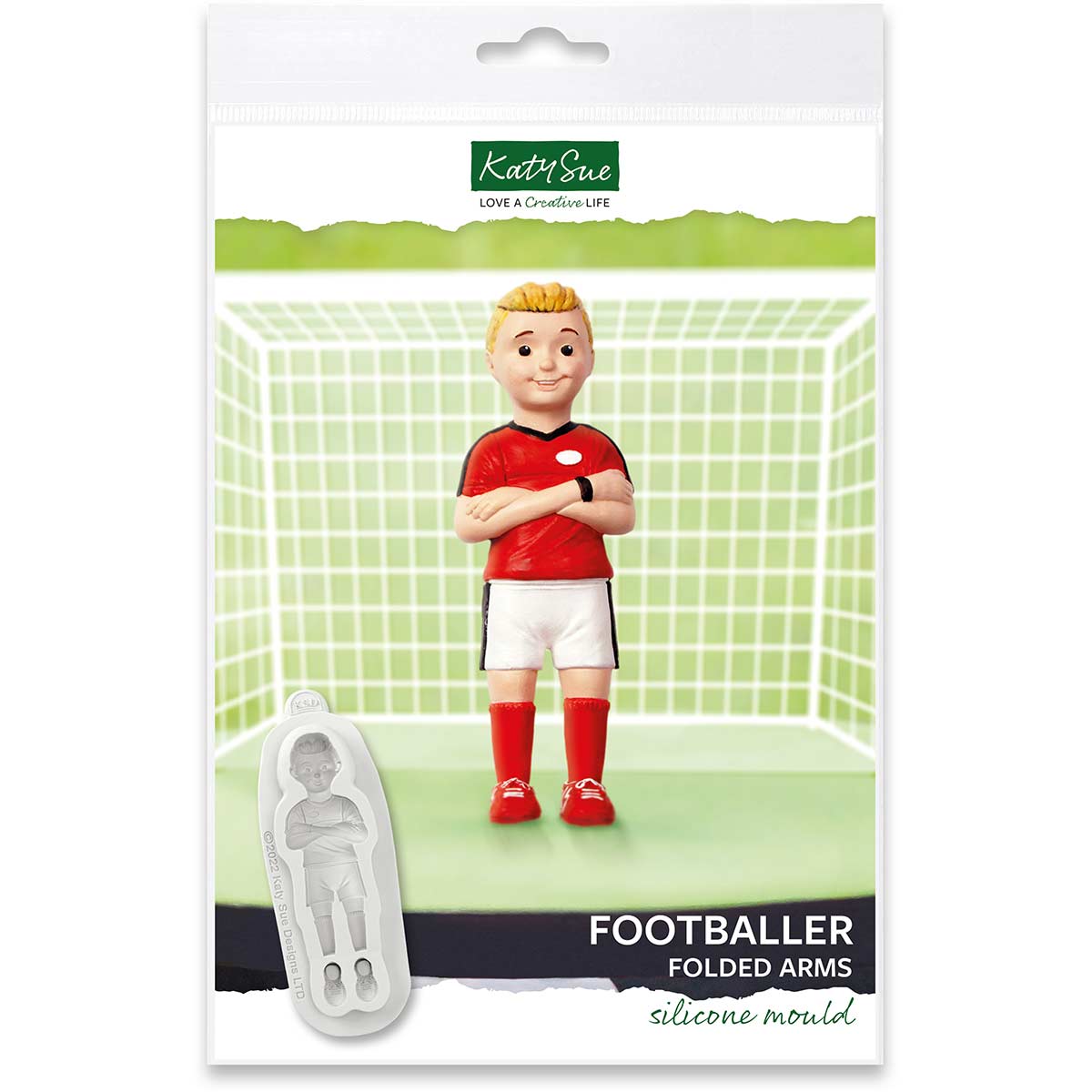 Katy Sue Moule en Silicone Footballeur aux Bras Replié
