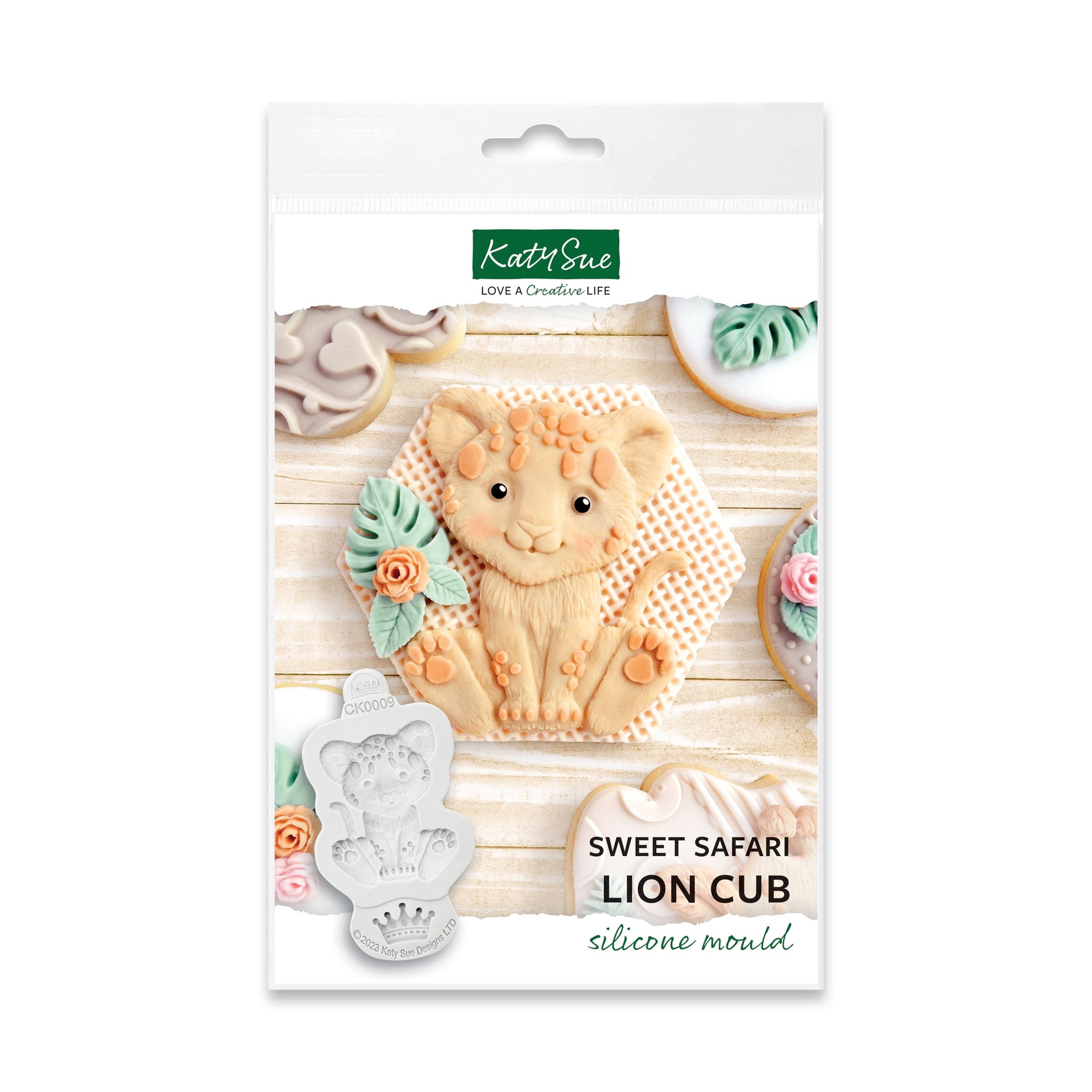 Katy Sue Silicone Mould - Sweet Safari Lionceau