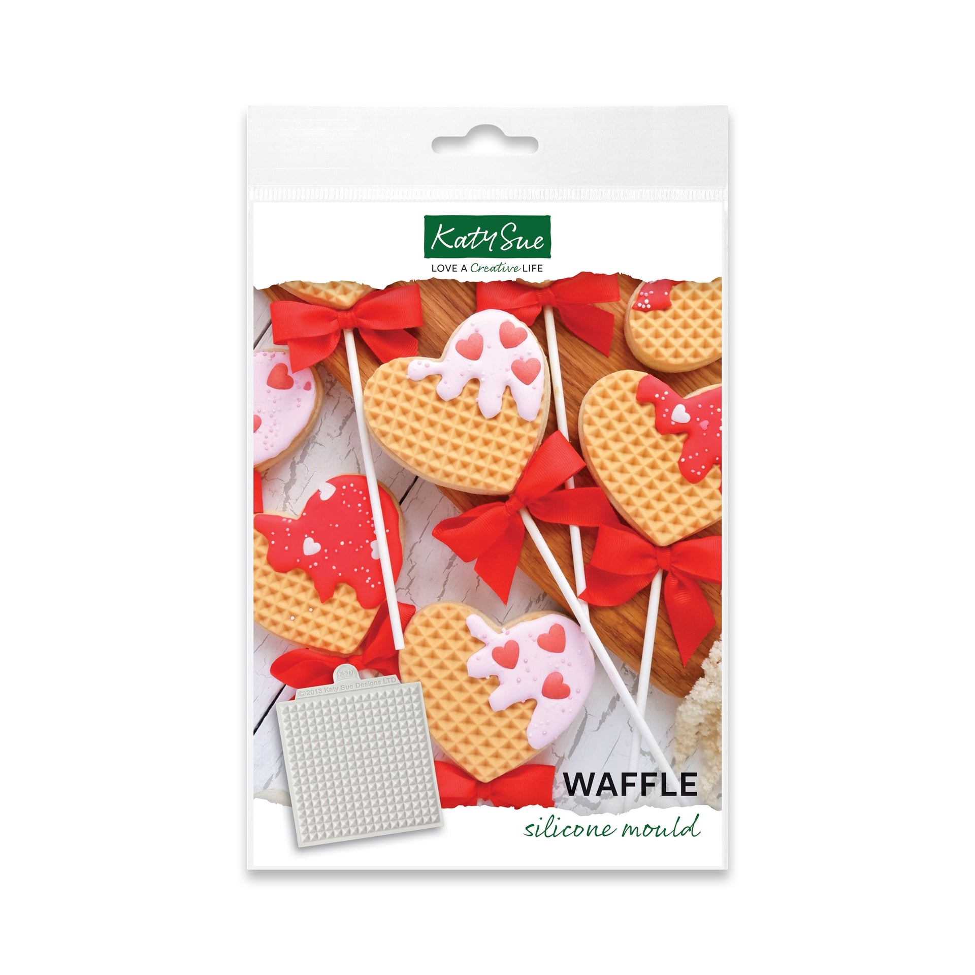 Katy Sue Silicone Mould - Tapis Texture Gaufre