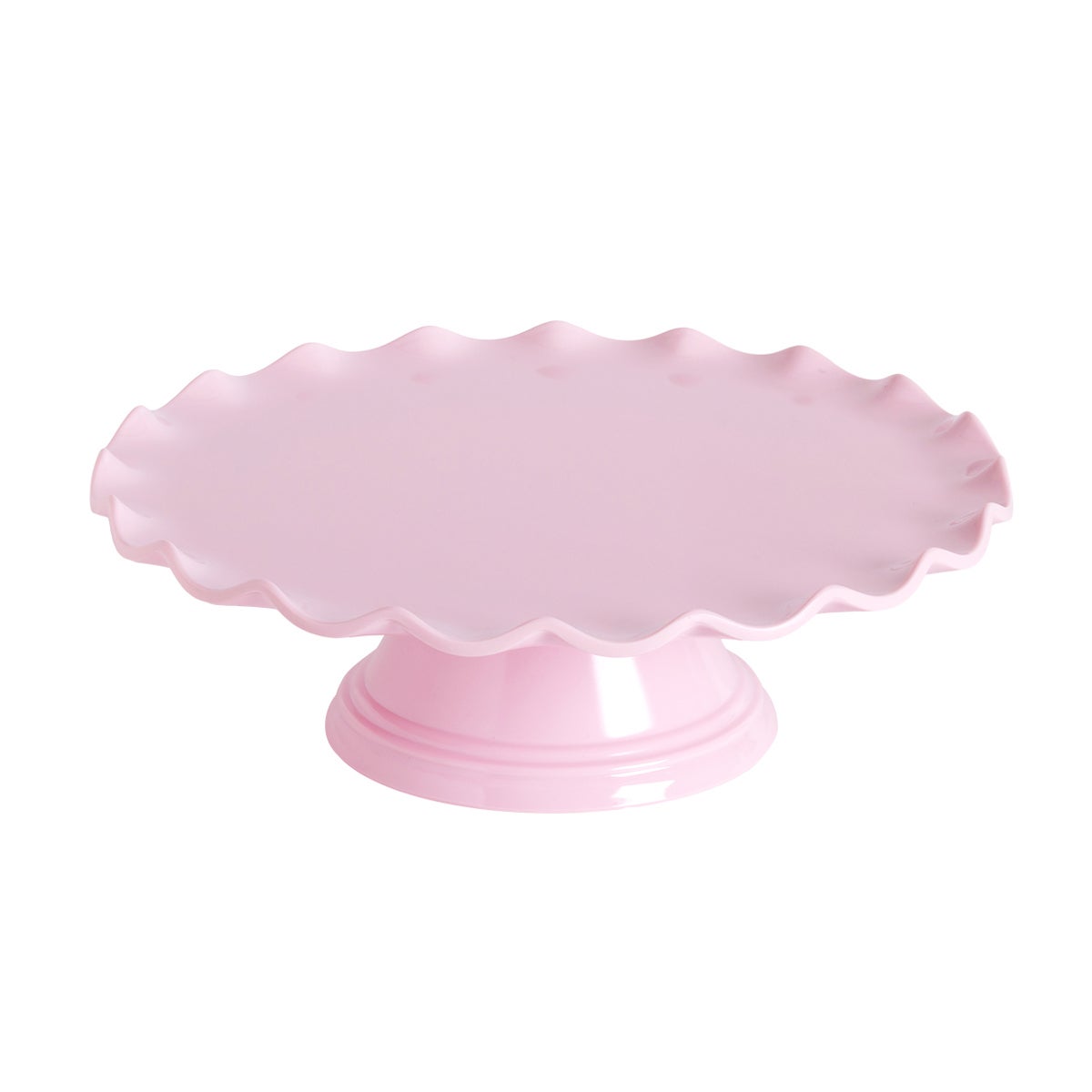 ALLC Support à Gâteaux Ondulé - Rose