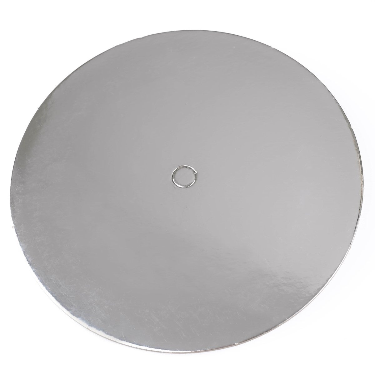 LOYAL Cake Board Rond Perforé - Argent 25cm pk/10